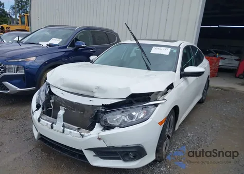 2017 Honda Civic Ex-L from USA, damaged, VIN 19XFC1F75HE023711